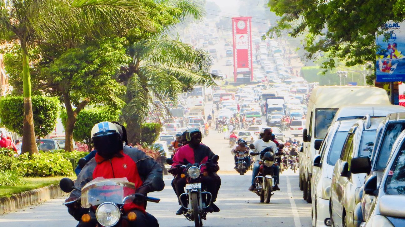 Traffic in Kampala, Uganda