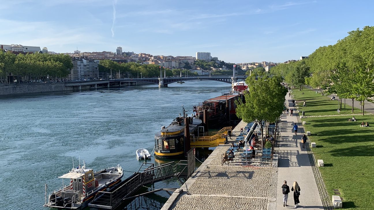 The Rhône at Lyon, France